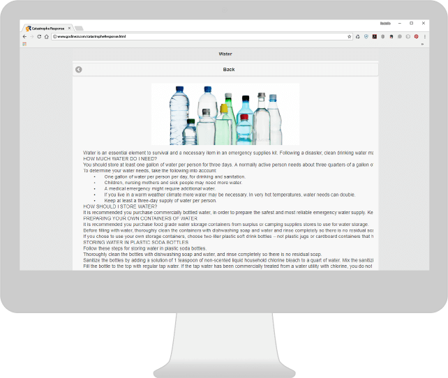Catastrophe Response Web App