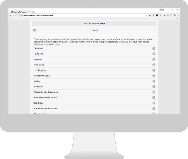 Catastrophe Response Web App