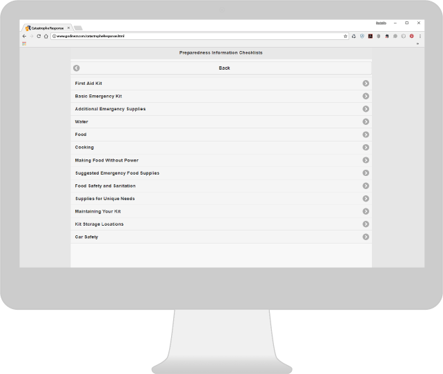Catastrophe Response Web App