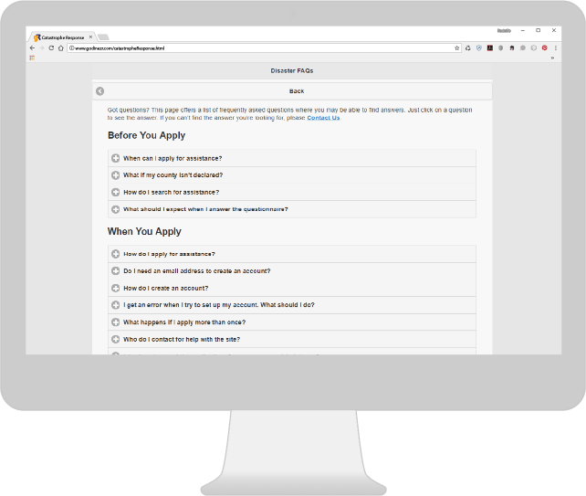 Catastrophe Response Web App